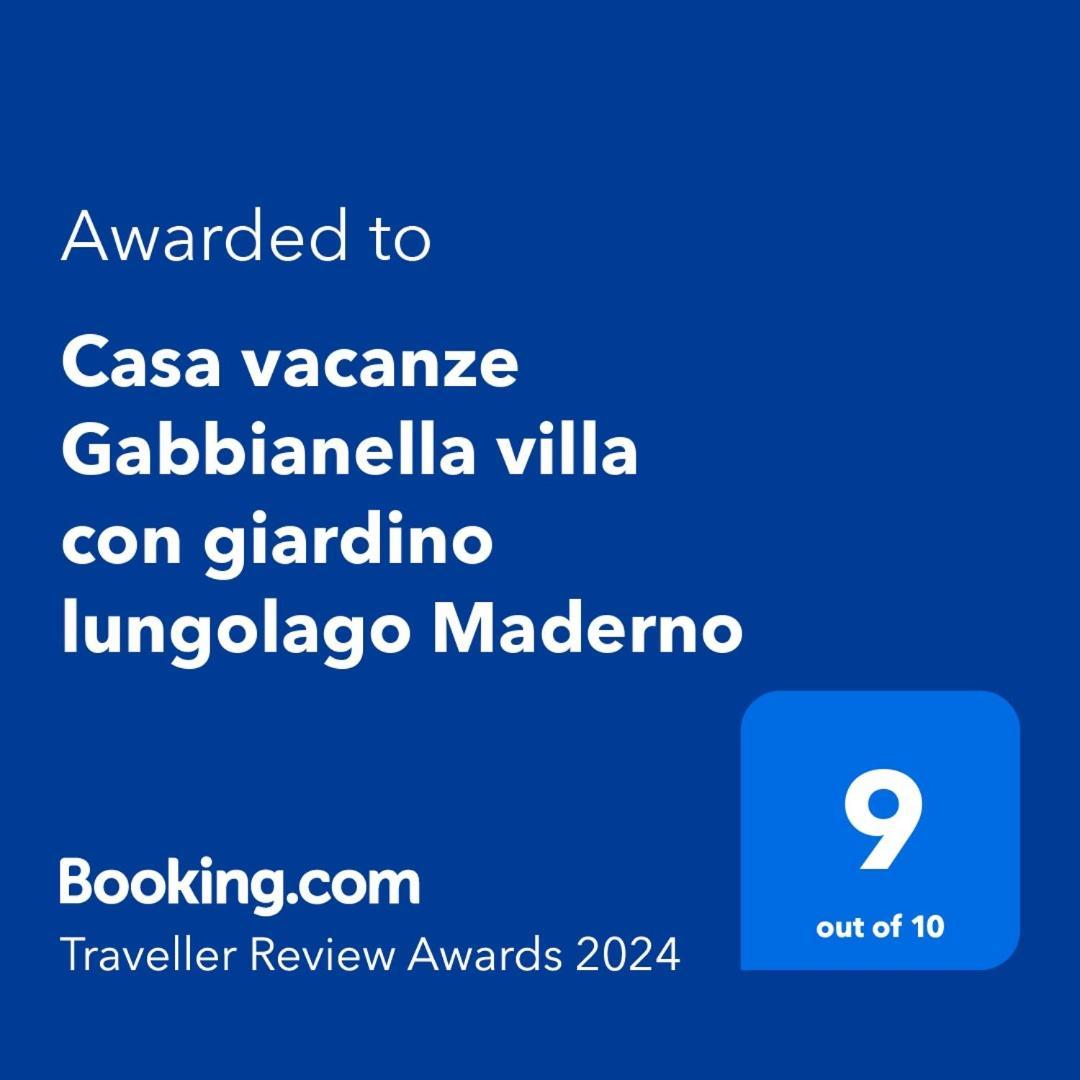 Casa Vacanze Gabbianella Villa Con Giardino Lungolago Maderno Toscolano Maderno Ngoại thất bức ảnh
